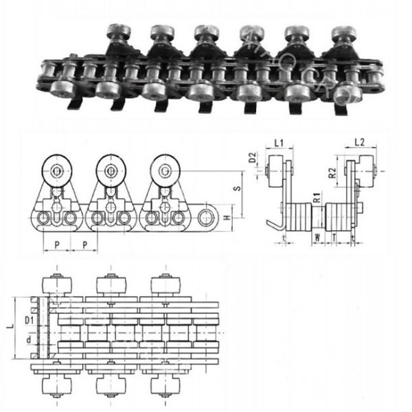 P22.5 & P22.45 Hanging Chains for CPS Machine of Particle Board