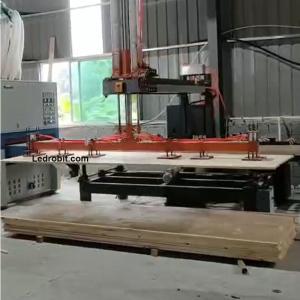 China PLC Controlled Steel Construction Wood Board Loading Unloading Machine with LCD Touch Screen wholesale