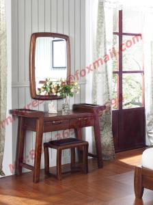 China Modern Solid Wooden Dresser with Mirror in Luxury Bedroom Furniture wholesale