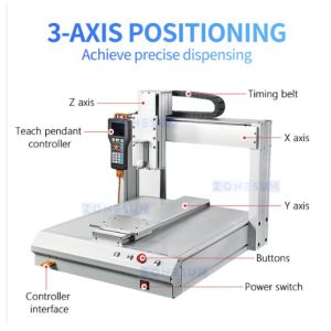 China 100mm Z Axis Detachable Soldering Iron Automatic SMD Soldering Machine for Precise Soldering Process on sale