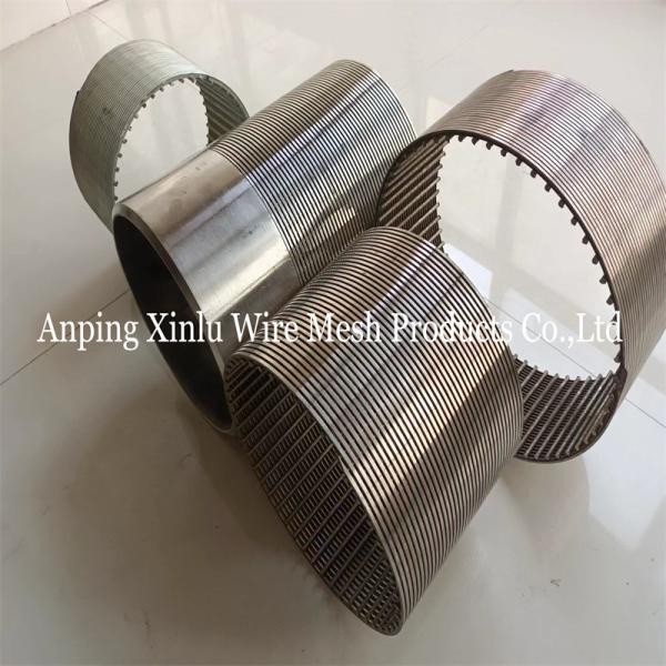 Quality Customizable Johnson wedge wire Water Well Sceren Pipe with V Wire For Sand Control for sale