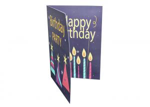China Four Color Audio Musical Greeting Cards 300gsm Paper A5 Size For Advertising / Gift on sale