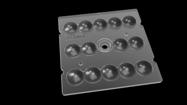Quality 14 In 1 PMMA Optics For LED Lighting , 90 Degree LED Lens Array For Tunnel Lighting for sale