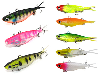 Kmucutie CS002 Soft VIBE Lure Made of TPR Fishing Bait/manufacture made lures mask lure