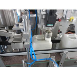 Full Automatic Pneumatic Screw Capping Machine Monoblock Liquid Filling Machine