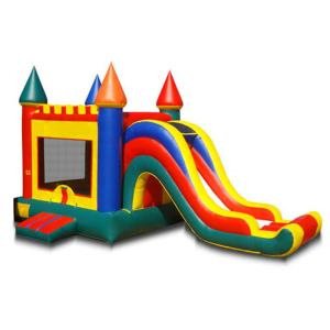 China Arch Inflatable Bounce House Ball Pit Combo , Outdoor Games Wet Dry Bounce House wholesale
