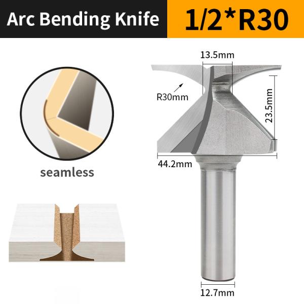 R18 R30 R50 Wood Surfacing Router Bit 55 Degree Hardwood Router Bits