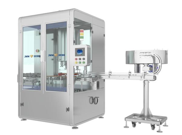 Quality 80ml-1000ml Range 6 Capping Heads Rotary Automatic Capping Machine Speed 6500 Bottles Per Hour For 100ml Bottle for sale