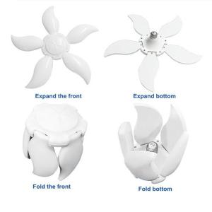 China High Bright Constant Current Garage Lamp Low Power LED Foldable Leave Light wholesale