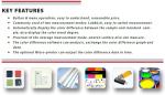 Precise Color Difference Meter Economic With Automatically Display