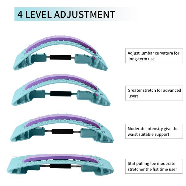 Support Spinal Pain Relieve Back Pain Muscle Massage Magnet Back Stretcher Massager Support Device Back Stretcher