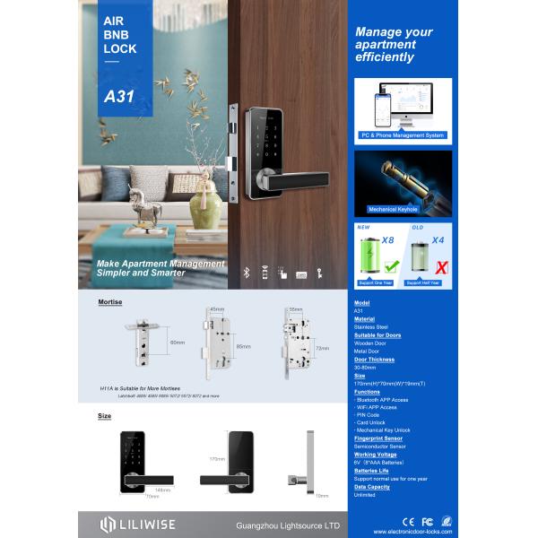 Bluetooth Wifi Remote Control Apartment Door Locks