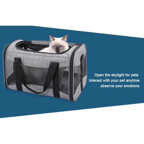 Cat Dog Shoulder Portable Pet Travel Carrier Package 5 Grid Ventilation