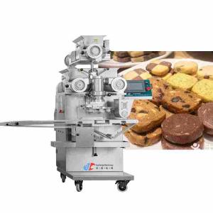 Automatic Sliced Cookie Encrusting Machine 5kw Small Cookie Making Machine