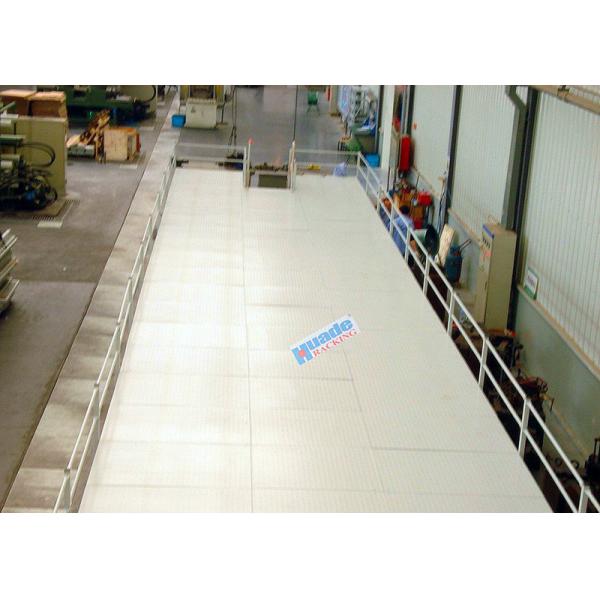 H Beams Round Pipes Structural Mezzanine Warehouse Storage Racks 1000 Kg Per Sqm