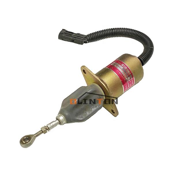 12V 24V Voltage Generator Stop Solenoid 3935650 for Excavator Engine Parts