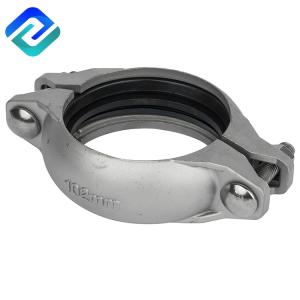 Dn40 Flexible Grooved Couplings Electroplating 304 Casting Pipe Fitting Dn10