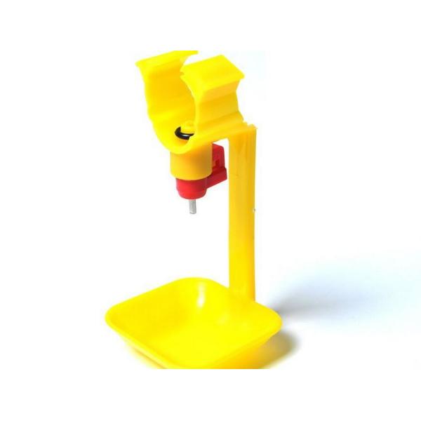 3/4'' Automatic plastic chicken nipple drinker with drip cup for poultry/ quail/bird QL207