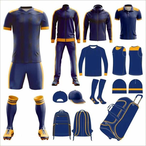 a Series of Soccer Training Team Set Uniform Jersey Clothing Sportswear