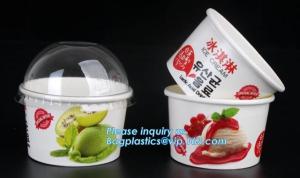 China Customized compostable biodegradable 12 oz dessert icecream ice cream cup with lid for ice cream icecream bagease packa wholesale