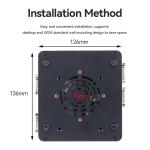 Industrial Intel Celeron N4000 Mini PC RS485 Linux DDR4 8GB Fanless Mini