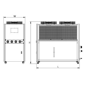 High Efficiency Mold Temperature Controller Water Cooled CE Certification