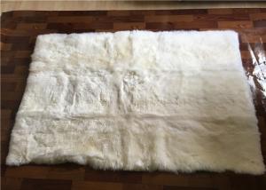 China Long Lambswool Large Sheepskin Area Rug Thick For Living Room Baby Play wholesale