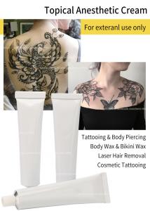 China Waxing Tattoo Painless White Tube 30G Numb Anesthetic Cream White 30g Lidocaine Topical Cream wholesale