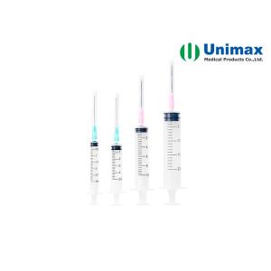 China Unimax Medical 1ml 30ml Disposable Injection Syringe wholesale
