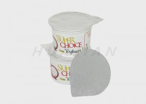 China 76mm PP Easy Peelable Aluminium Lidding Foil For Yogurt Cup PP PS PE PVC on sale