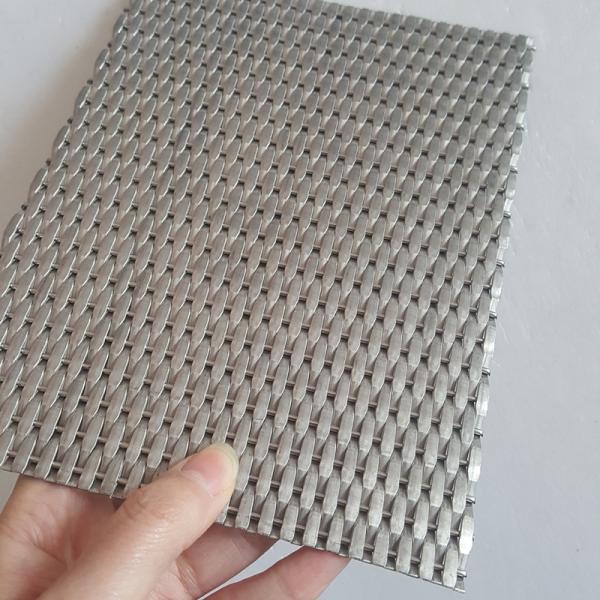 Quality Wire size 1.5mmx2.5mm SS Decorative Wire Mesh For Metal Elevator Cab Mesh for sale
