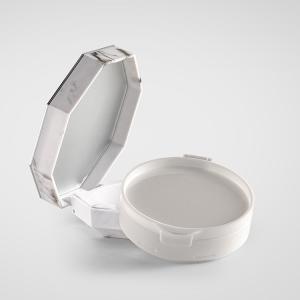 Compact Transparent Reusable Cushion Foundation Case for Compact Powder