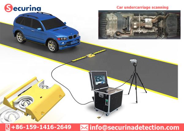 Quality Mobile Under Vehicle Monitoring System IP 68 Waterproof Function for sale
