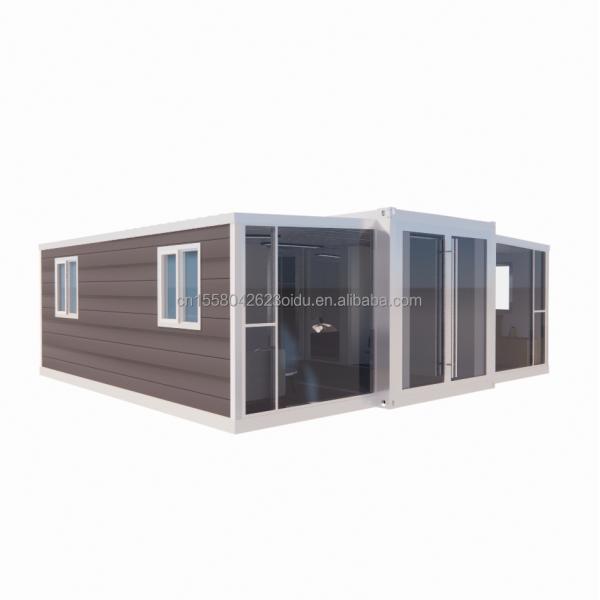 Wooden Houses in Customized Color EU Prefabricated 20ft Three Bedroom Expansion House