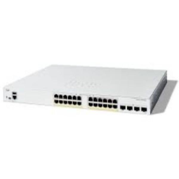 Cisco Switch C1200-24FP-4G : 24-Port PoE+ , 4G Uplinks & Advanced Security For