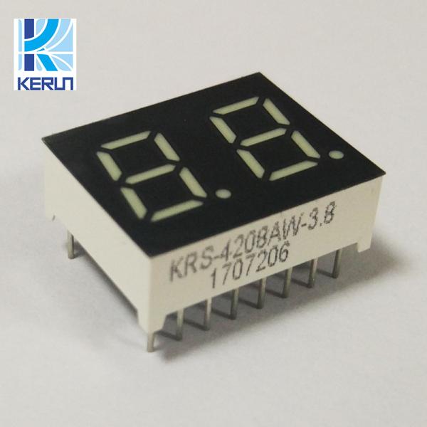 Quality Common Anode 2 Digit 7 Segment Display  0.8 Inch Shock Resistance for sale