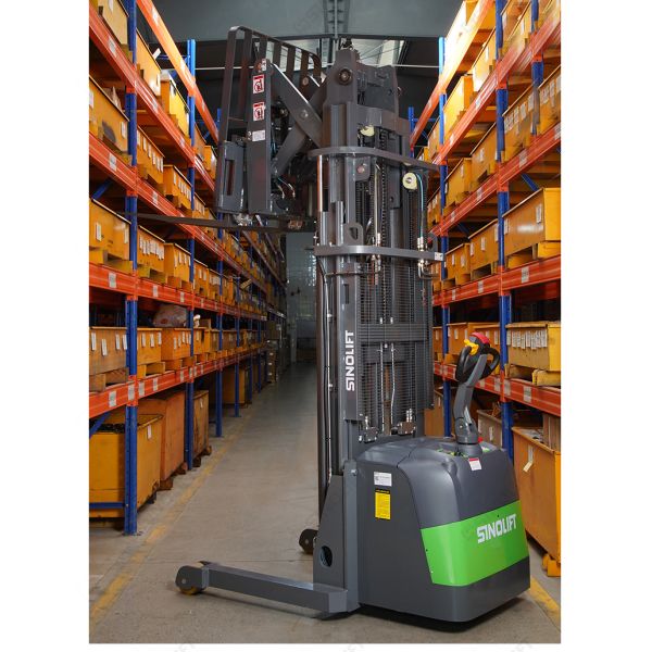 Sinolift CQDX15 CQDX20 Pedestrian Scissors Electric Reach Stacker