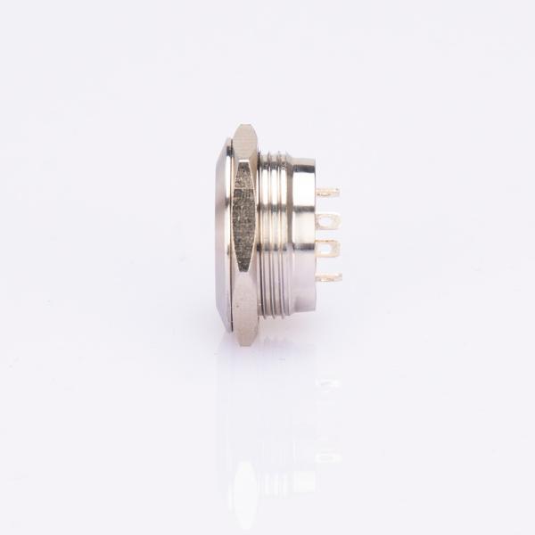 Quality 16mm Black Ultra Short Push Button Switch Led Illuminated Ip65 Momentary for sale