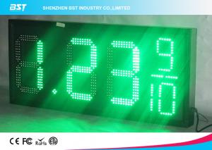 China 18 Inch Large Led Gas Station Price Display , Gas Price Sign Numbers wholesale