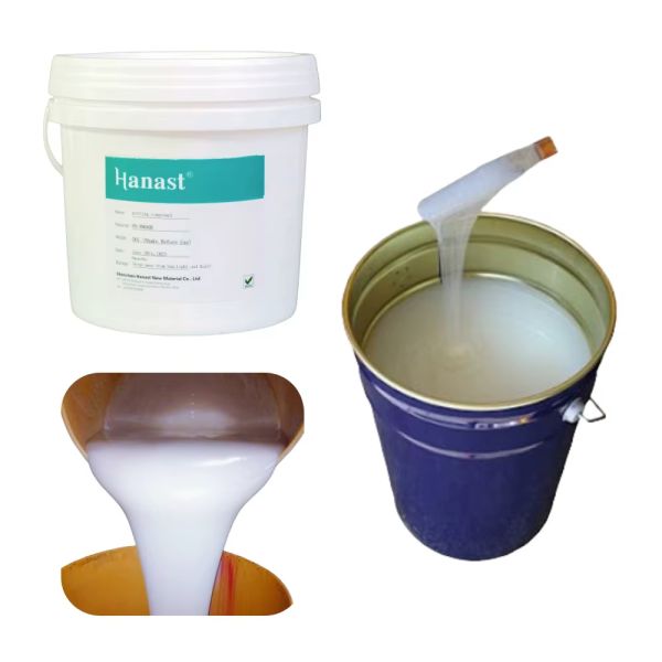 Translucent Mold RTV2 Silicone Rubber Good Adsorption Silicone Rubber Liquid 100:2 Building Materials Industry Plaster Cement Molds Making
