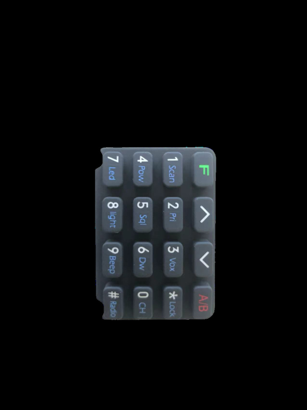 Custom Silicone Rubber Keypad for Intercom Systems