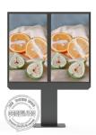 55" Dual Screen AIO LCD Wayfinding Digital Signage Totem