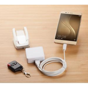 COMER centralized alarm and charge function mobile phone acrylic security