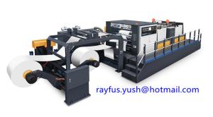 China Rotary Sheeter Stacker Paper Roll To Sheet Cutting Machine Dual Roll High Efficiency wholesale