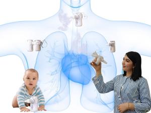 China Medical Portable Mesh Nebulizer Machine Noise Level ≤40dB Power Consumption 1.2W wholesale
