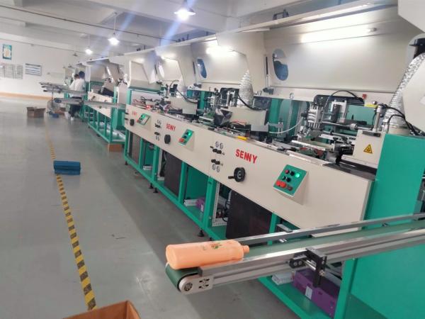 Quality Various Shapes Plastic Jar And Bottle Screen Printing Machine Modular 1-12 Colors for sale