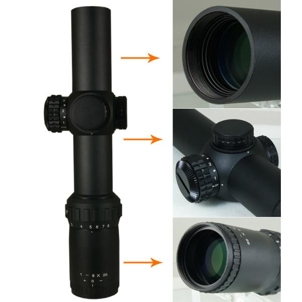 1.1-8x26 First Focal Plane Tactical Riflescopes