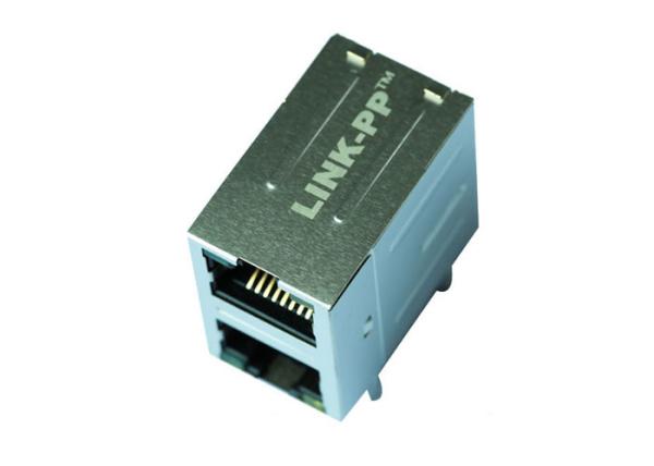 Quality ARJ21A-MBSD-A-B-EMU2 8p8c RJ45 Ethernet 2x1 Ports Shielded No EMI Finger for sale