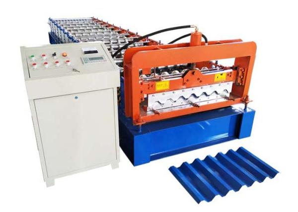 Quality Popular roof profile design sheet matal roll forming machine under custom-made for sale