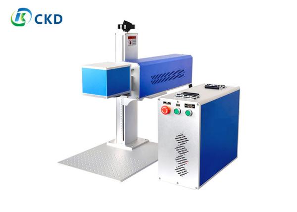 Quality Blue CO2 Laser Marker 5000mm/s Portable Laser Marking Machine 20W With Customize Worktable for sale